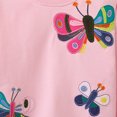 thumbnail image 5 of HWJAD Toddler Baby Girls Sweatshirts Rainbow Crewneck Pullover Long Sleeve Shirts Tops Girl Fall Winter Tops 2-7T, 5 of 8