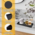 thumbnail image 4 of Toystoory Bandeja de almacenamiento de silicona para baño, elegante y funcional, fácil de limpiar, tamaño organizador de bandeja de baño Juegos de accesorios de baño, 4 of 6