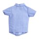 thumbnail image 4 of 1/6 a escala niña de manga corta muñeca camisa de verano hechas a mano clásica mini muñeca tops casuales para figura femenina a escala de 12 pulgadas Azul, 4 of 9