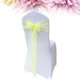 thumbnail image 2 of 10pcs Bowknot diseñó la silla de la cinta No-lazo de la silla Sash del arco Hotel de la boda Banquete de la silla cubierta de la silla de nuevo decoración (amarillo brillante), 2 of 7