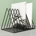 thumbnail image 5 of Vinyl Record CD Magazine Storage Rack Album Display Rack Multifunctional Vertical European Art Collection, 5 of 7