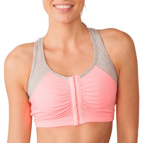 Fruit of the Loom Women's Front Close Racerback Sport Bra, Style