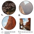 thumbnail image 3 of Designart "Landscape of the Desert Canyon I" Food & Beverage Framed Wall Art - Brown Fruits Bedroom Framed Canvas Wall Art, 3 of 6