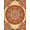 Burgundy Orange Ivory, Pattern 4, variant on ODIKA Boho Solid Vintage Butterfly Print Border Scroll Ornate Shaped Flowing Dynamic for Bedroom, Bedside, Nursery, Pet Friendly & Kids Safe