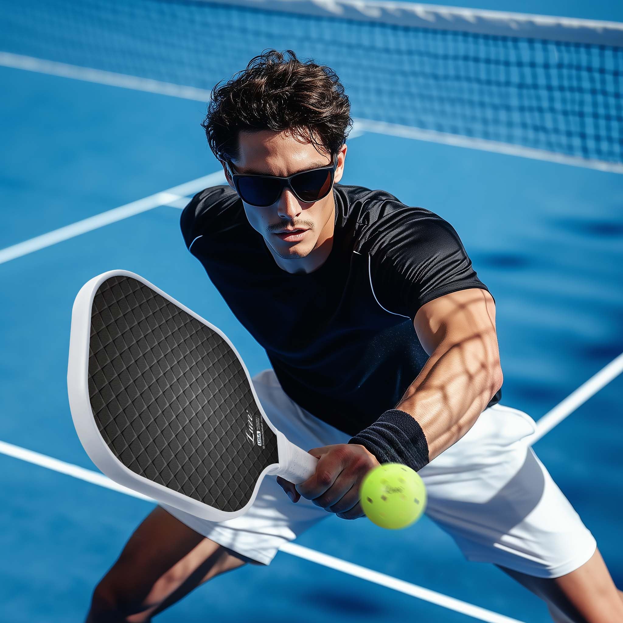 Luzz Carbon Fiber Pickleball Paddle, 16MM Sandblasted photo 7