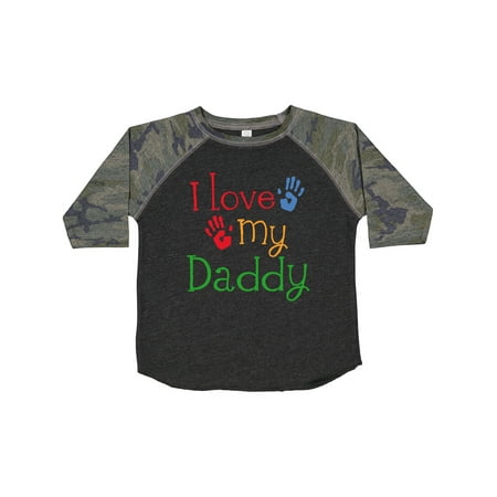 

Inktastic I Love My Daddy Gift Toddler Boy or Toddler Girl T-Shirt