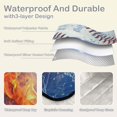 thumbnail image 2 of GZHJMY Water and Fire Baseball Large Outdoor Beach Blanket, Waterproof Foldable Sandproof 3-Layer Picnic Mat for Camping,Hiking,Travel,Park,Concerts,78"X 78", 2 of 6