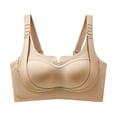 thumbnail image 4 of ZNQHFRE Women Powerful Lifting & Custom Shaping Bra, Full‑Coverage Invisible Wireless Support Bra For Daily Wear Beige 34, 4 of 4