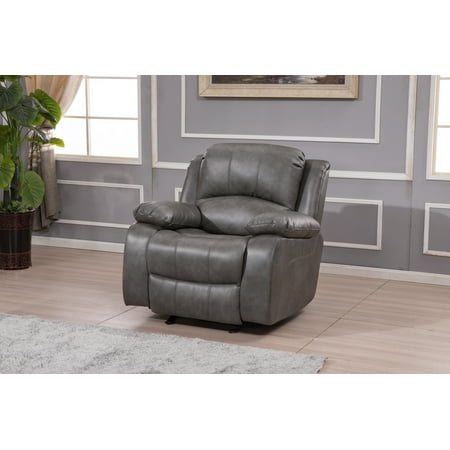 Betsy Furniture Bonded Leather Reclining Sofa Living Room Recliner