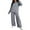 12# Gray, variant on Huankd Women's 2 Piece Lounge Set Travel Airport Outfits Tracksuit Wide Leg Loungewear Baggy Comfy Sweatsuit Black XL