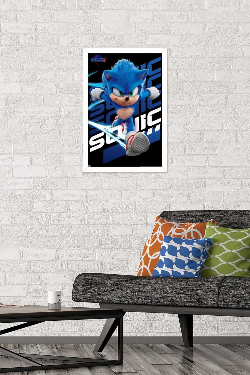 Sonic The Hedgehog 3 - Sonic Wall Poster, 22.375" x 34"