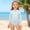 Light Blue, variant on Piuwrlz Swimsuits Kids 6 Years Girls Swimwear Stripe Beach Swimming Suit Pink Size 6 Years