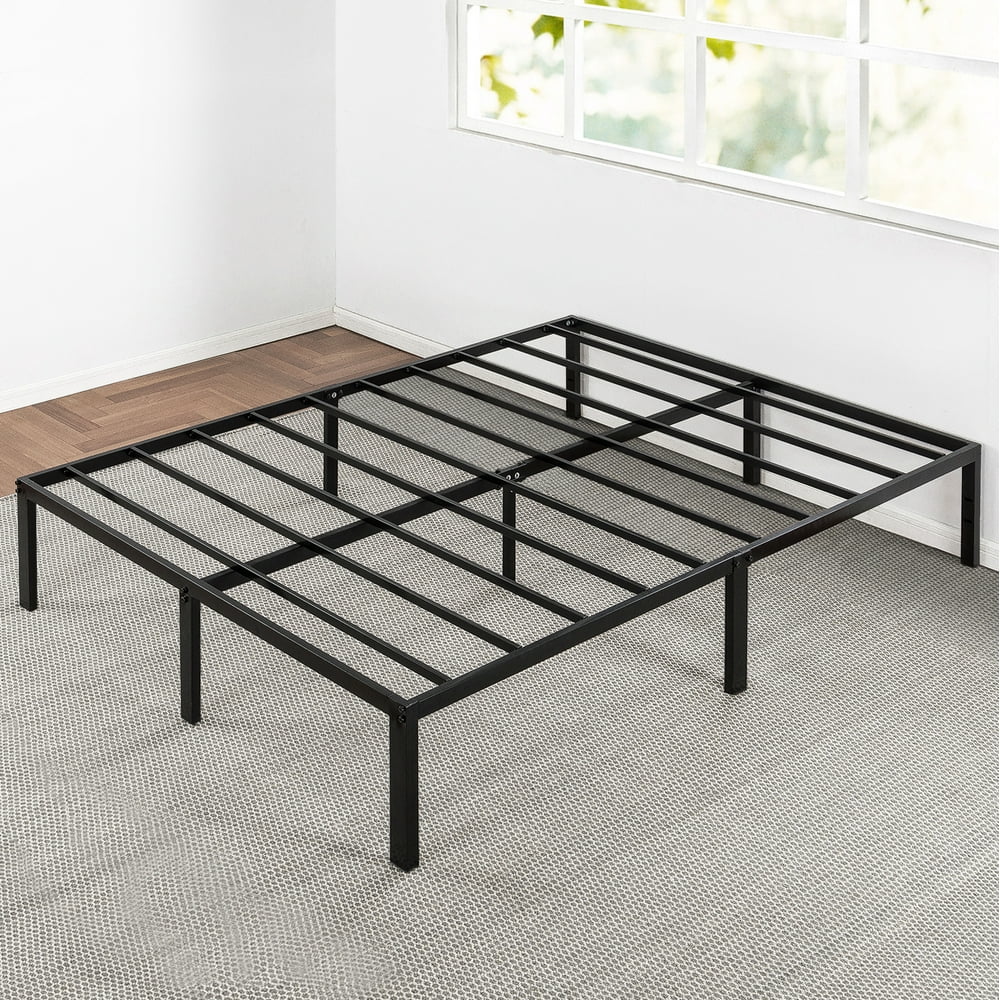 Best Price Mattress 14 Inch Metal Platform Bed, Heavy Duty Steel Slats