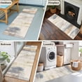 thumbnail image 5 of 2'x6' Rug Runners for Hallways Kitchen, Beige Grey Non Slip Entryway Beside Floor Carpet Runner, Abstract Mottled Art Retro Modern Painting Washable Laundry Room Bedroom Throw Rugs Mat for Family Pet, 5 of 8