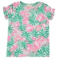 thumbnail image 2 of BTween Girls 4-Piece Summer Tops | Fashionable Short Sleeve T-Shirt | Casual Daily Shirt for Kids - Assorted Colors, 2 of 5