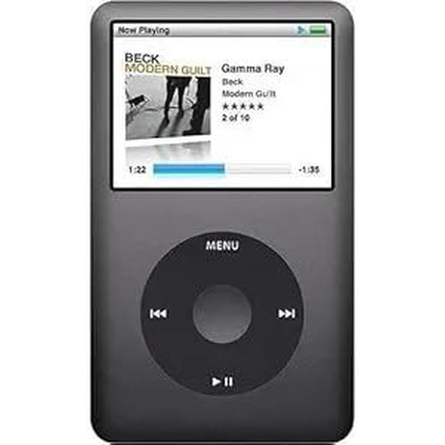 Reproductor de música compatible con iPod Classic 7ª generación 160GB, gris espacial, con accesorios en caja blanca sencilla