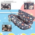 thumbnail image 3 of Shopping Cart Cover for Baby, 2 in 1 High Chair Cover & Grocery Cart Cover for Babies,with Clear Phone Pouch,thick, Machine Washable, Flowers, 3 of 6