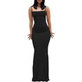 thumbnail image 2 of ORUYROP Robe Maxi Moulante pour Femmes Aguichant à Bretelles Spaghetti Sans Manches Moulante Longue 2023, 2 of 7