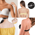 thumbnail image 4 of Invisible Clear Non-Slip Bra Transparent Shoulder Strap 4 Pairs, 4 of 5