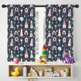 thumbnail image 5 of Blackout Kids Curtains,Dark Blue Princess Castle Pattern Childrens Insulated Curtains Set Of 2,Bedroom Essentials,Toddler Room Decor 42"x54", 5 of 5