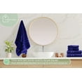 thumbnail image 4 of Bella Vista Towels Set 12 Pcs With One Free APRON- Plush, Soft and Absorbent, Pack of 12, Virgin Ring Spun Cotton. By Cotton Homes(12 Piece Bath Towel Set, Navy Blue), 4 of 9