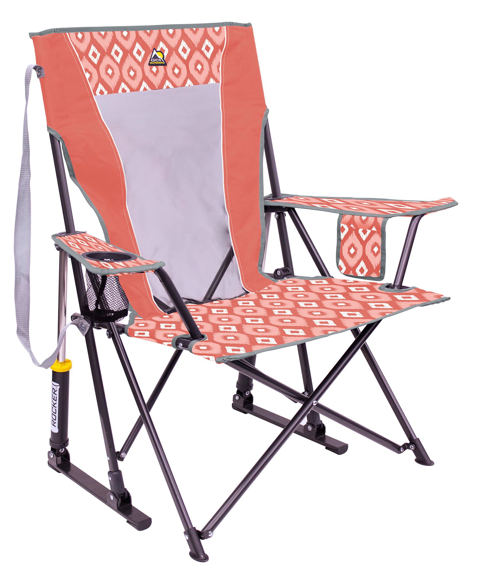 GCI Outdoor Comfort Pro Rocker Chair, Coral/Ikat - Walmart.com