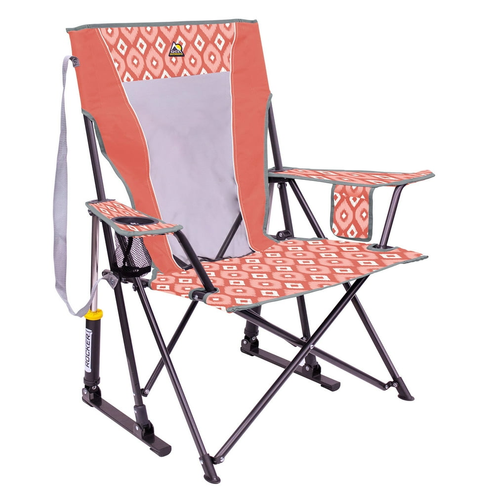 GCI Outdoor Comfort Pro Rocker Chair, Coral/Ikat - Walmart.com