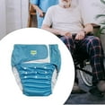 thumbnail image 4 of Reusable Adult Cloth Diaper Incontinence Pants Disability Aids Blue M Blue M, 4 of 6