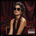 thumbnail image 3 of SA106 Vintage Style Oversized Round Retro Womens Sunglasses / Tortoise - Burgundy, 3 of 7