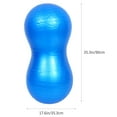 thumbnail image 2 of SHOWERORO 1Pack Exercise Ball for Sensory and Strength Training High Grip PVC Material 35.37X17.68X17.68In Blue, 2 of 5