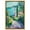 Gold Frame, variant on Greenwood Sanctuary I Canvas Coastal Wall Art by Art Remedy, White Frame, 36" x 54"