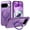 Purple, variant on Allytechgroup for Google Pixel 10 /10 Pro Case, [Magnetic Invisible Stand] [Compatible with MagSafe] [Military Grade Drop Protection] Slim Frosted Translucent Back Shockproof Protective Cover,Black