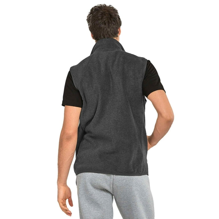 Fleece vest with short sleeve shirt outlet