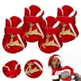 thumbnail image 4 of 4Pcs/Set Pet Shoes Christmas Elements Design Non-slip Skin Friendly Fashion Pet Dogs Sneakers for Christmas Holiday Festival, 4 of 8