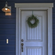Newhouse Hardware Rectangular Lighted Wired Doorbell Push Button, White