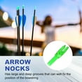 thumbnail image 4 of Uxcell Archery Arrows Nocks, Plastic Insert Arrow Nock Replacement Arrow Tails for Hunting Shooting Compound Recurve Transparent Green, 4 of 7