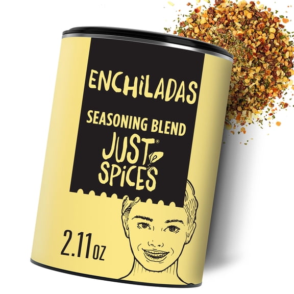 Just Spices Enchiladas Seasoning Blend, 2.11 oz. I Spice mix for original Tex-Mex dishes I Spices up chicken, pork and beef H1