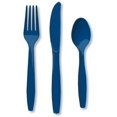 thumbnail image 2 of Amscan Premium Assorted Party Cutlery, 24 piece, Navy Flag Blue, 2 of 2