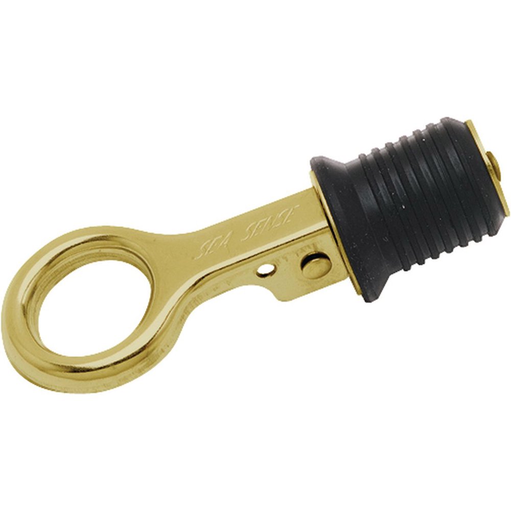 SeaSense 11/4" Brass Snap Drain Plug