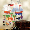 Wallies Olive Kids Pirates Wall Decal