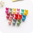 thumbnail image 4 of 20 mini pinzas para el cabello de conejo, pinzas para el cabello, horquillas con forma de pata para niños ER, 4 of 5