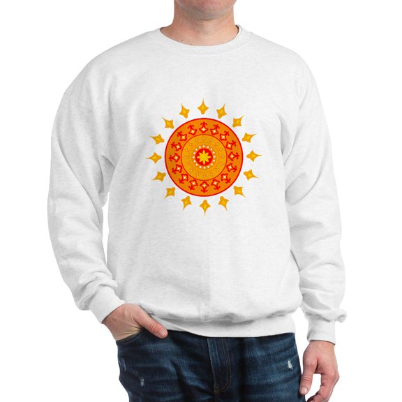 CafePress - Sun Chakra Sweatshirt - Crew Neck Sweatshirt