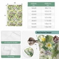 thumbnail image 6 of Green Botanical Tie Up Curtains for Windows, Adjustable Balloon Window Shades, Spring Floral Summer Botanical Rustic Kitchen Window Treatments Farmhouse Short Curtains with Rod Pocket 42"x45", 6 of 8