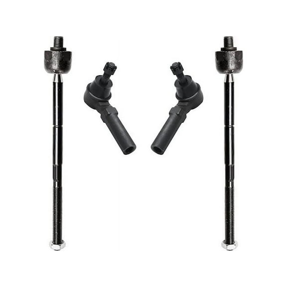 Front Tie Rod Set - Compatible with 2001 - 2010 Chrysler PT Cruiser 2002 2003 2004 2005 2006 2007 2008 2009