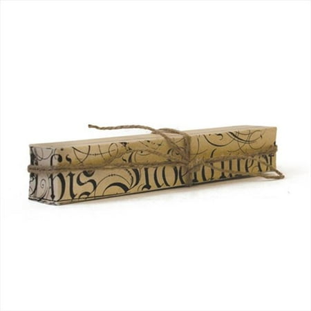 

Deco Home Matchbox in Ivory Script