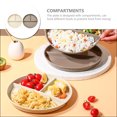thumbnail image 3 of SHISUYAN 2pcs Dinner Plate Divided Plate Breakfast Plate Food Holder Divided Tableware, 3 of 8