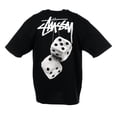 thumbnail image 2 of Stussy Men's Fuzzy Dice Tee Black, from StockX, 2 of 5
