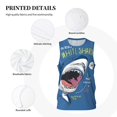 thumbnail image 3 of Pofeuu Great White Shark Print Basketball Jersey, Shirts for Men Youth Basketball Jersey Crew Neck-Small, 3 of 6