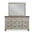 thumbnail image 2 of New Classic Furniture Mariana Solid Wood Dresser with Mirror in Vintage Cream, 2 of 10