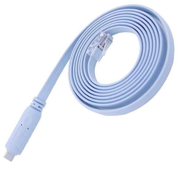 USB/Type-C To RJ45 Cable USB To Serial/Rs232 Console Rollover Cable 1.8Meters